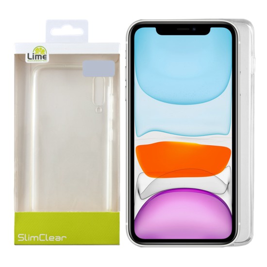 LIME ΘΗΚΗ IPHONE 11 6.1" SLIMCLEAR TPU CAMERA GUARD ΔΙΑΦΑΝΗ