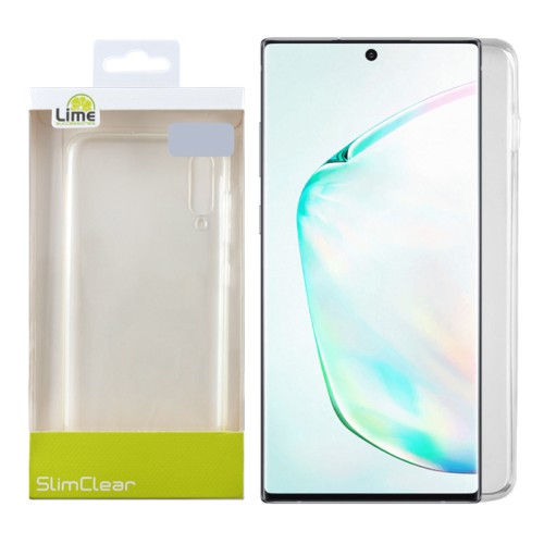 LIME ΘΗΚΗ SAMSUNG NOTE 10 PLUS N975F 6.8" SLIMCLEAR TPU ΔΙΑΦΑΝΗ