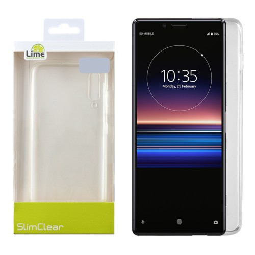 LIME ΘΗΚΗ SONY XPERIA 1 6.5" SLIMCLEAR TPU ΔΙΑΦΑΝΗ