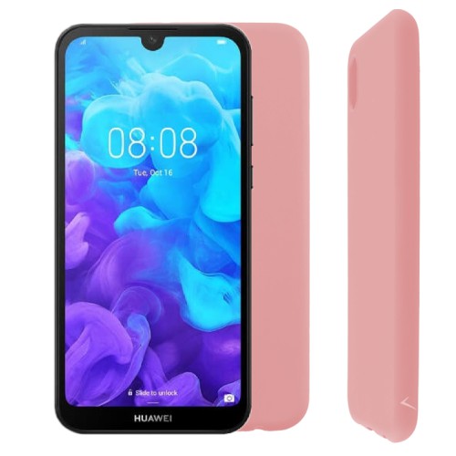 VOLTE-TEL ΘΗΚΗ HUAWEI Y5 2019/HONOR 8S 5.71" SILICON TPU CAMERA GUARD PINK