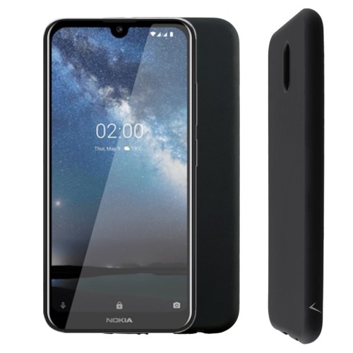 VOLTE-TEL ΘΗΚΗ NOKIA 2.2 5.71" SILICON TPU CAMERA GUARD BLACK