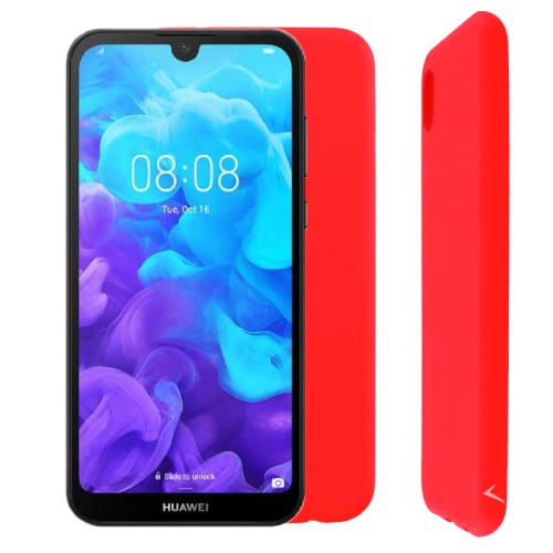 VOLTE-TEL ΘΗΚΗ HUAWEI Y5 2019/HONOR 8S 5.71" SILICON TPU CAMERA GUARD RED