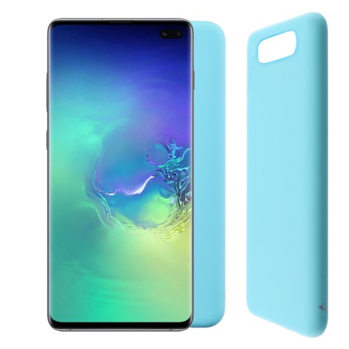 VOLTE-TEL ΘΗΚΗ SAMSUNG S10 PLUS G975 6.4" SILICON TPU CAMERA GUARD LIGHT BLUE