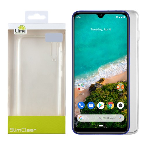LIME ΘΗΚΗ XIAOMI MI A3 6.01" SLIMCLEAR TPU ΔΙΑΦΑΝΗ