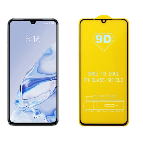 IDOL 1991 TEMPERED GLASS XIAOMI MI 9 PRO 6.39" 9H 0.25mm 9D FULL GLUE SPECIAL FULL COVER BLACK