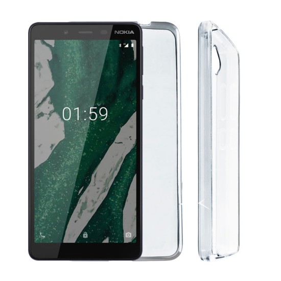 VOLTE-TEL ΘΗΚΗ NOKIA 1 PLUS 5.45" SLIMCOLOR AIR TPU ΔΙΑΦΑΝΗ