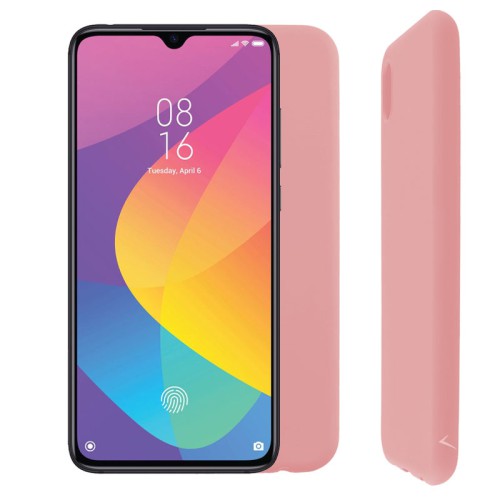 VOLTE-TEL ΘΗΚΗ XIAOMI MI 9 LITE/MI CC9 6.39" SILICON TPU CAMERA GUARD PINK