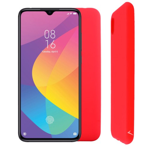 VOLTE-TEL ΘΗΚΗ XIAOMI MI 9 LITE/MI CC9 6.39" SILICON TPU CAMERA GUARD RED