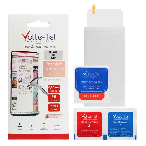 VOLTE-TEL TEMPERED GLASS HUAWEI Y9S 6.59" 9H 0.30mm 2.5D FULL GLUE