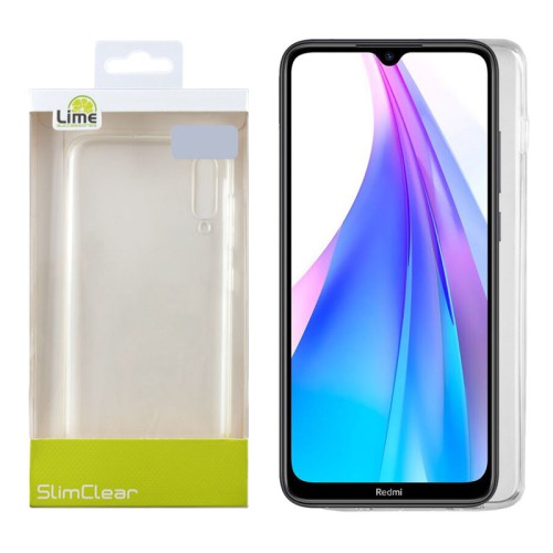 LIME ΘΗΚΗ XIAOMI REDMI NOTE 8T 6.3" SLIMCLEAR TPU ΔΙΑΦΑΝΗ