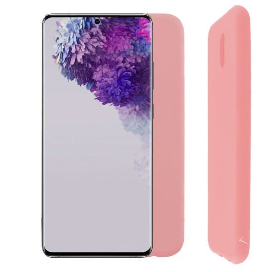 VOLTE-TEL SILICON TPU ΘΗΚΗ SAMSUNG S20 PLUS G985 6.7in  CAMERA GUARD PINK