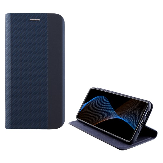 IDOL 1991 ΘΗΚΗ SAMSUNG S20 ULTRA G988 6.9" ELITE ANTI-RFID BOOK STAND BLUE