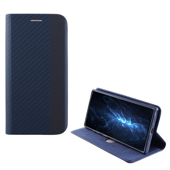 IDOL 1991 ELITE ΘΗΚΗ SAMSUNG NOTE 10 N970 6.3in  ANTI-RFID BOOK STAND BLUE