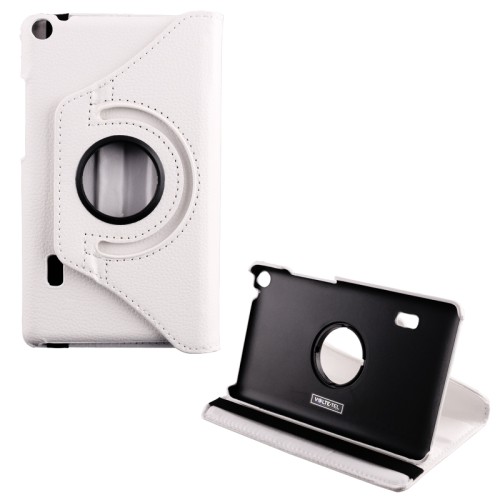 VOLTE-TEL ΘΗΚΗ HUAWEI MEDIAPAD T3-7 3G 7.0" LEATHER BOOK ROTATING STAND WHITE