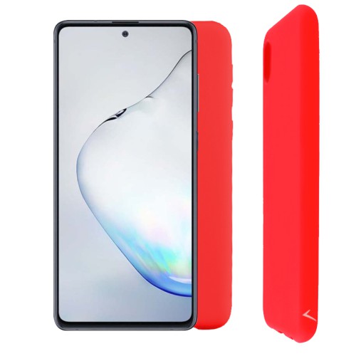 VOLTE-TEL ΘΗΚΗ SAMSUNG NOTE 10 LITE N770 6.7" SILICON TPU CAMERA GUARD RED