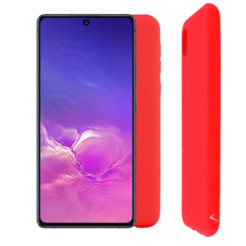 VOLTE-TEL ΘΗΚΗ SAMSUNG S10 LITE G770 6.7" SILICON TPU CAMERA GUARD RED