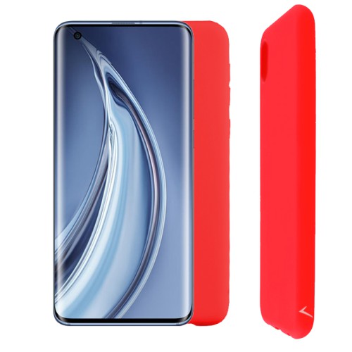 VOLTE-TEL ΘΗΚΗ XIAOMI MI 10 5G 6.67" SILICON TPU CAMERA GUARD RED