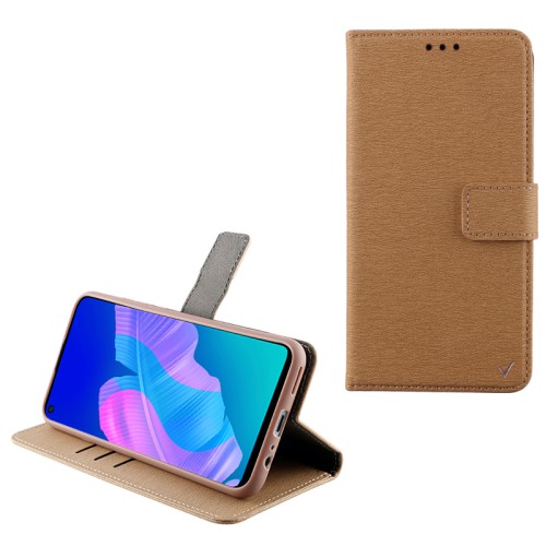 VOLTE-TEL ΘΗΚΗ HUAWEI P40 LITE 6.4" ALLURE MAGNET BOOK STAND CLIP GOLD