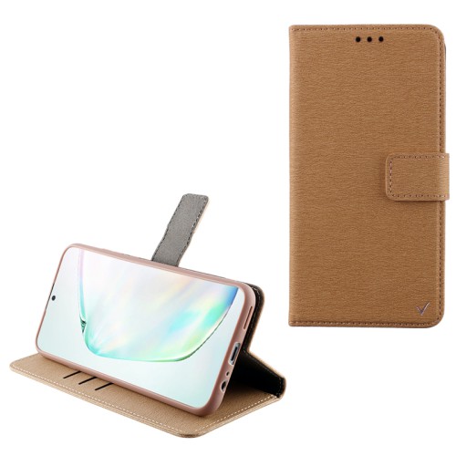 VOLTE-TEL ΘΗΚΗ SAMSUNG NOTE 10 LITE N770 6.7" ALLURE MAGNET BOOK STAND CLIP GOLD