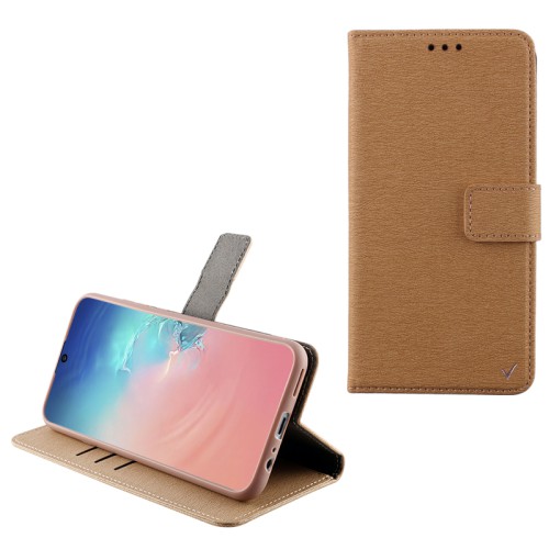 VOLTE-TEL ΘΗΚΗ SAMSUNG S10 LITE G770 6.7" ALLURE MAGNET BOOK STAND CLIP GOLD