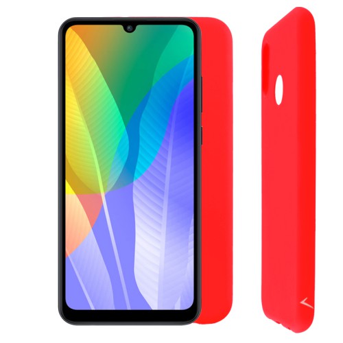 VOLTE-TEL ΘΗΚΗ HUAWEI Y6P 6.3" SILICON TPU CAMERA GUARD RED