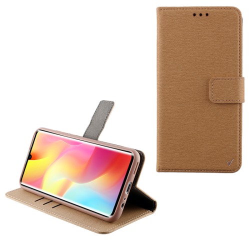 VOLTE-TEL ΘΗΚΗ XIAOMI MI NOTE 10 LITE 6.47" ALLURE MAGNET BOOK STAND CLIP GOLD