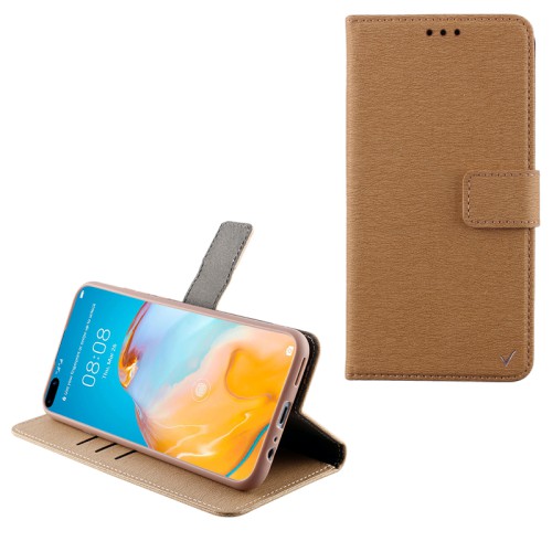 VOLTE-TEL ΘΗΚΗ HUAWEI P40 6.1" ALLURE MAGNET BOOK STAND CLIP GOLD