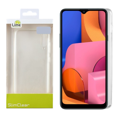 LIME ΘΗΚΗ SAMSUNG A20s A207 6.5" SLIMCLEAR TPU CAMERA GUARD ΔΙΑΦΑΝΗ