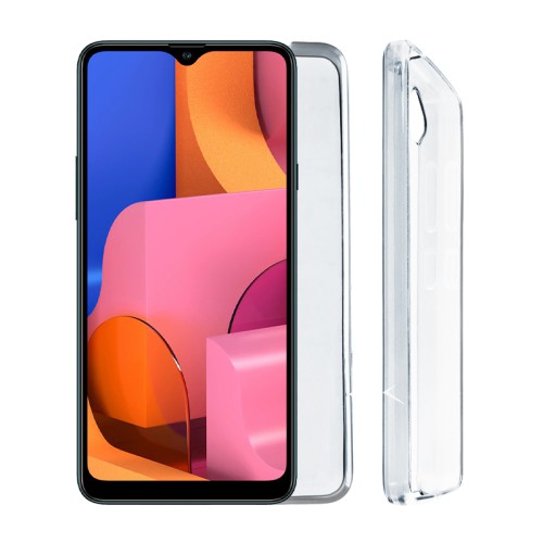 VOLTE-TEL ΘΗΚΗ SAMSUNG A20s A207 6.5" SLIMCOLOR AIR TPU CAMERA GUARD ΔΙΑΦΑΝΗ