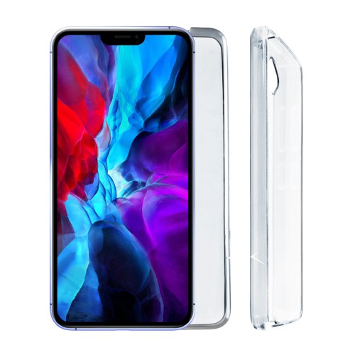 VOLTE-TEL ΘΗΚΗ IPHONE 12 PRO / IPHONE 12 6.1" SLIMCOLOR AIR TPU CAMERA GUARD ΔΙΑΦΑΝΗ