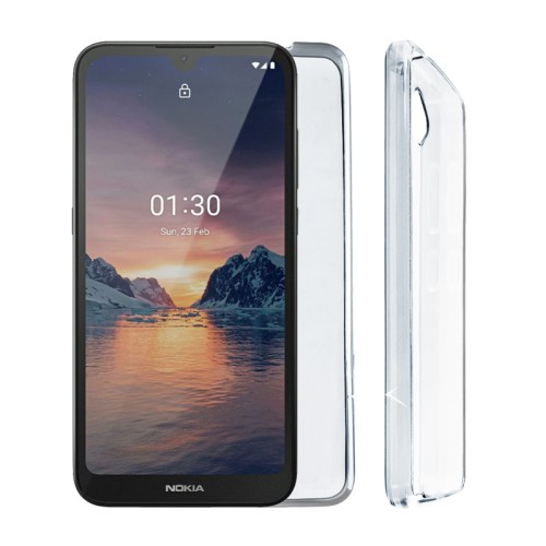 VOLTE-TEL ΘΗΚΗ NOKIA 1.3 5.71" SLIMCOLOR AIR TPU CAMERA GUARD ΔΙΑΦΑΝΗ