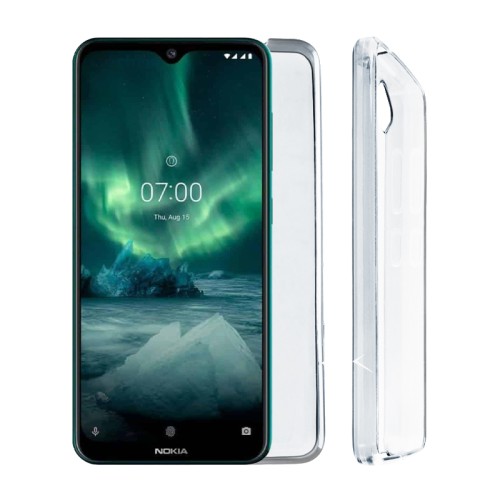 VOLTE-TEL ΘΗΚΗ NOKIA 5.3 6.55" SLIMCOLOR AIR TPU CAMERA GUARD ΔΙΑΦΑΝΗ