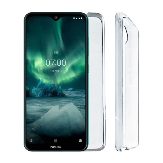 VOLTE-TEL ΘΗΚΗ NOKIA 5.3 6.55" SLIMCOLOR AIR TPU CAMERA GUARD ΔΙΑΦΑΝΗ