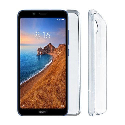 VOLTE-TEL ΘΗΚΗ XIAOMI REDMI 7A 5.45" SLIMCOLOR AIR CAMERA GUARD ΔΙΑΦΑΝΗ