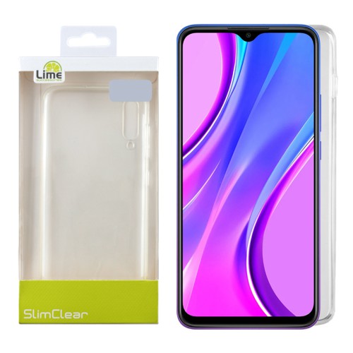 LIME ΘΗΚΗ XIAOMI REDMI 9 6.53" SLIMCLEAR TPU CAMERA GUARD ΔΙΑΦΑΝΗ