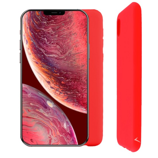 VOLTE-TEL SILICON TPU ΘΗΚΗ IPHONE 12 PRO MAX 6.7in  CAMERA GUARD RED