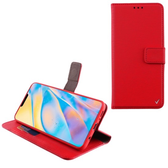 VOLTE-TEL ΘΗΚΗ IPHONE 12 MINI 5.4" ALLURE MAGNET BOOK STAND CLIP RED