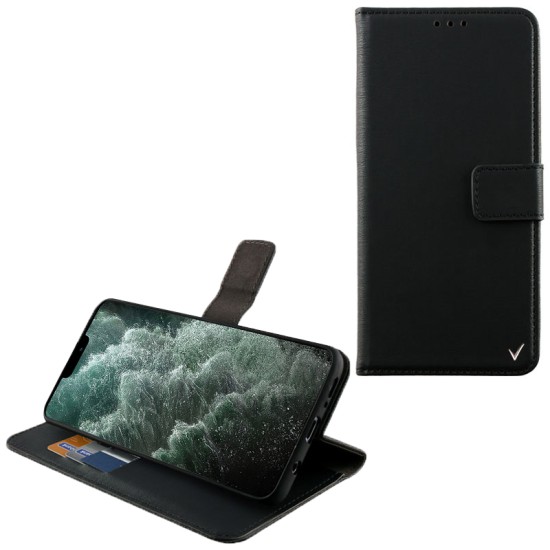 VOLTE-TEL ALLURE ΘΗΚΗ IPHONE 12 PRO MAX 6.7in  MAGNET BOOK STAND CLIP BLACK