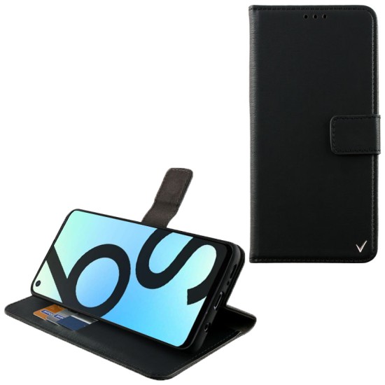 VOLTE-TEL ΘΗΚΗ REALME 6S/6 6.5" ALLURE MAGNET BOOK STAND CLIP BLACK