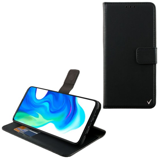VOLTE-TEL ΘΗΚΗ XIAOMI POCO F2 PRO 6.67" ALLURE MAGNET BOOK STAND CLIP BLACK