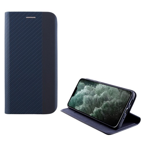 IDOL 1991 ΘΗΚΗ IPHONE 12 PRO MAX 6.7" ELITE ANTI-RFID BOOK STAND BLUE