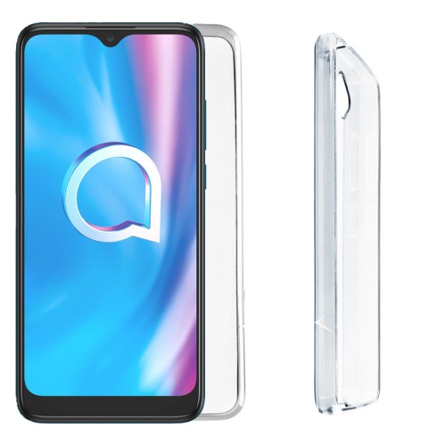 VOLTE-TEL ΘΗΚΗ ALCATEL 1SE 2020 5030D/5030F/5030U 6.22" SLIMCOLOR AIR TPU CAMERA GUARD ΔΙΑΦΑΝΗ
