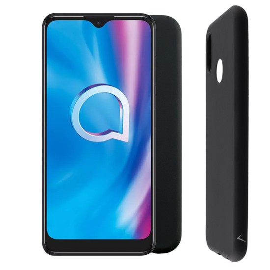 VOLTE-TEL SILICON TPU ΘΗΚΗ ALCATEL 1SE 2020 5030D/5030F/5030U 6.22in CAMERA GUARD BLACK