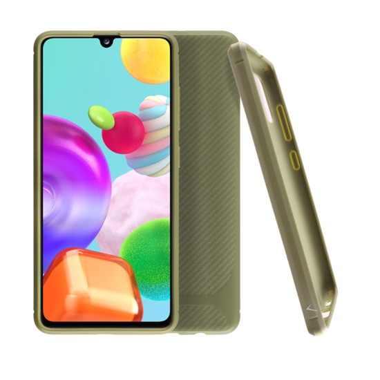 VOLTE-TEL CARBON RUGGED ΘΗΚΗ SAMSUNG A41 A415 6.1in  CAMERA PROTECTIVE ARMY GREEN