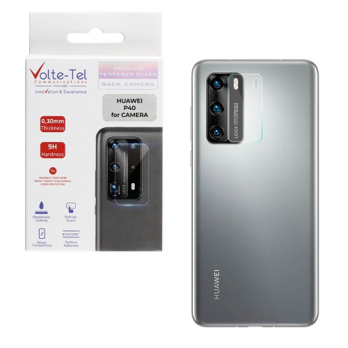 VOLTE-TEL TEMPERED GLASS HUAWEI P40 6.1" 9H 0.30mm FOR CAMERA