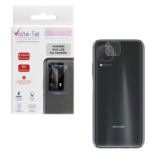 VOLTE-TEL TEMPERED GLASS HUAWEI P40 LITE 6.4" 9H 0.30mm FOR CAMERA
