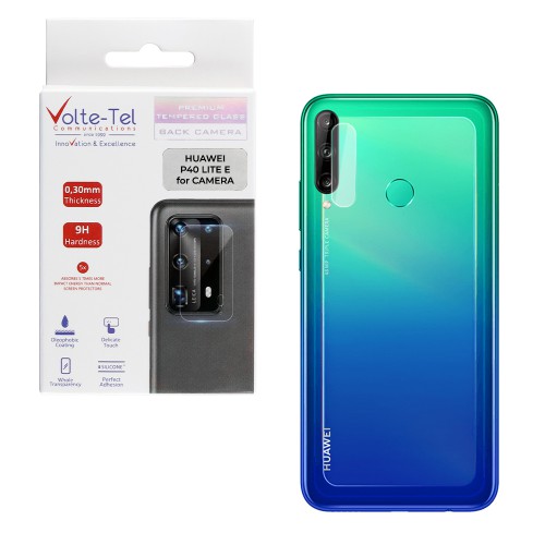 VOLTE-TEL TEMPERED GLASS HUAWEI P40 LITE E 6.39" 9H 0.30mm FOR CAMERA
