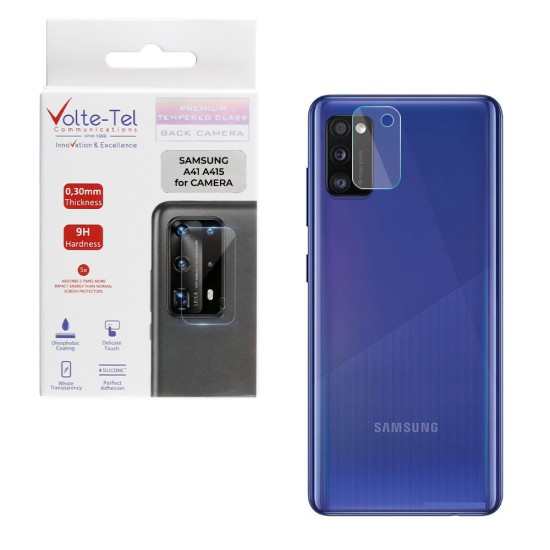 VOLTE-TEL TEMPERED GLASS SAMSUNG A41 A415 6.1" 9H 0.30mm FOR CAMERA