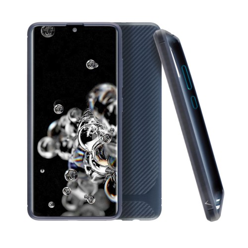 VOLTE-TEL CARBON RUGGED ΘΗΚΗ SAMSUNG S20 ULTRA G988 6.9in  CAMERA PROTECTIVE BLUE