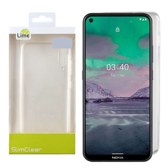 LIME ΘΗΚΗ NOKIA 3.4 6.39" SLIMCLEAR TPU CAMERA GUARD ΔΙΑΦΑΝΗ
